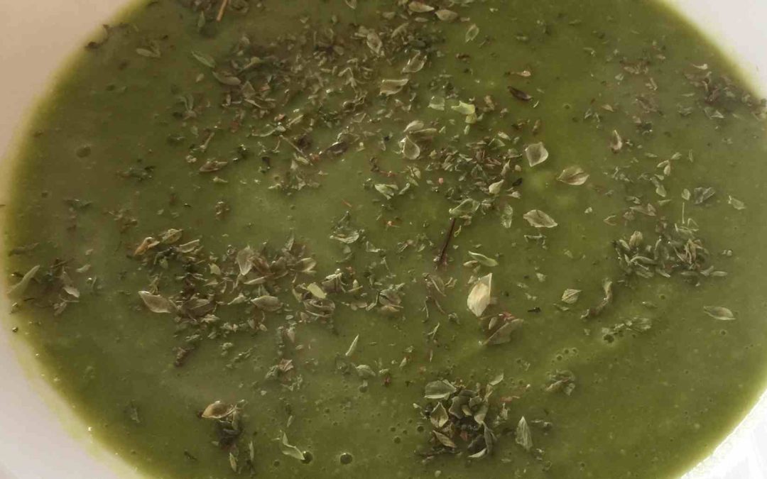 Green pea and leek soup recipe