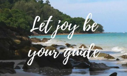 Let joy be your guide