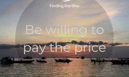 Be willing to pay the price