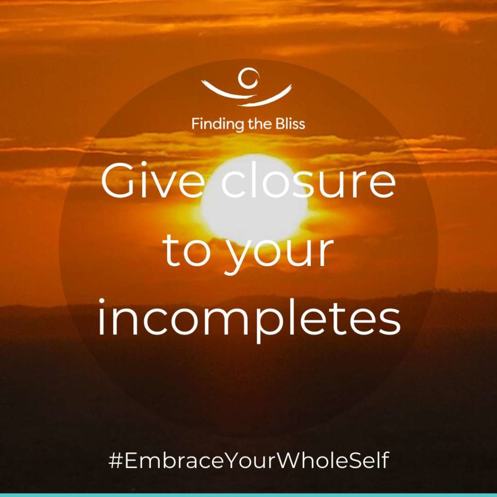 Give closure to your incompletes
